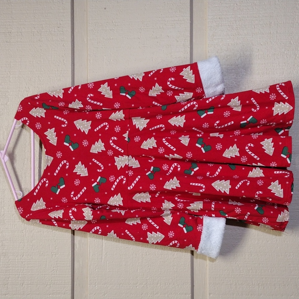 2 in 1 Reversible dress for holiday season youth Sz 8